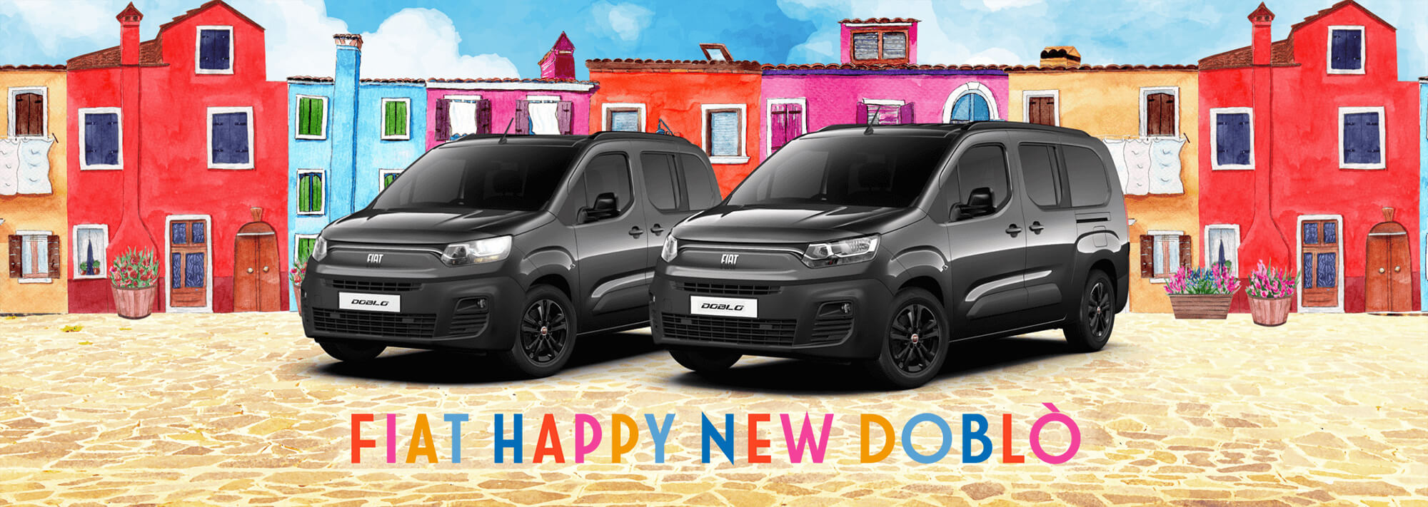 フィアット・ブランド 「FIAT HAPPY NEW DOBLO」キャンペーンを フィアット・ブランド 「FIAT HAPPY NEW DOBLO」キャンペーンを